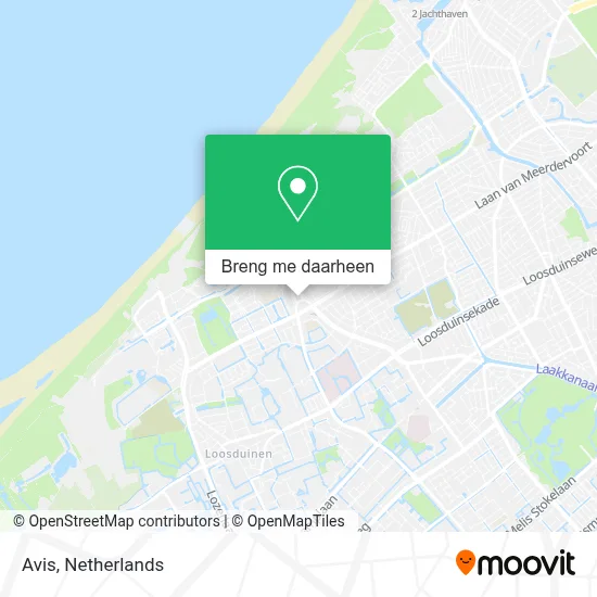 Avis kaart