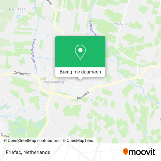 Friefac kaart