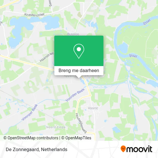 De Zonnegaard kaart