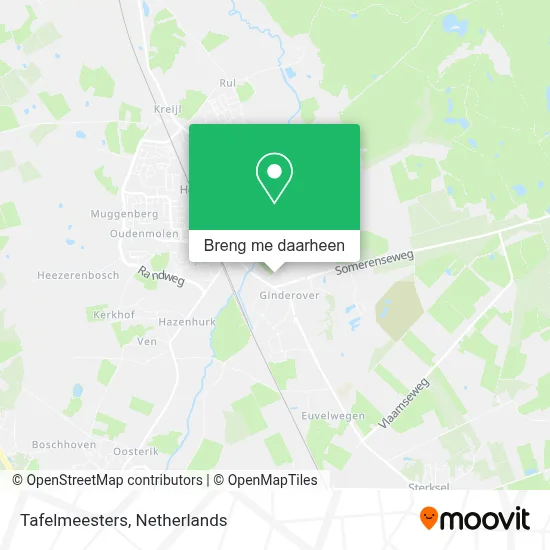 Tafelmeesters kaart