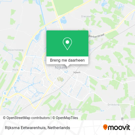 Rijksma Eetwarenhuis kaart