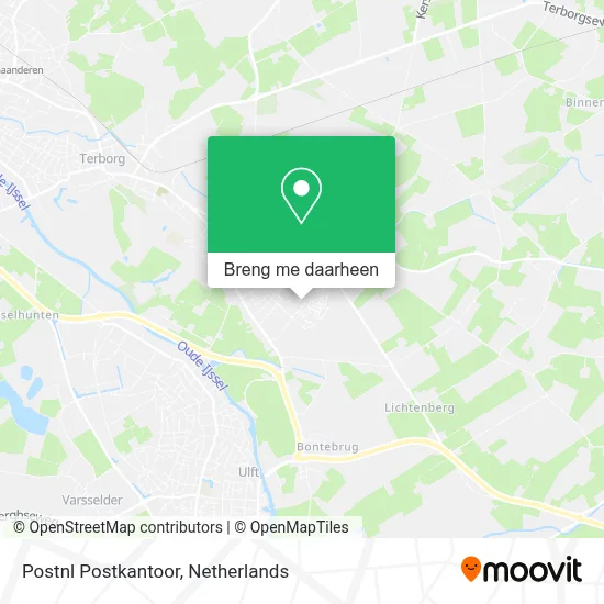 Postnl Postkantoor kaart