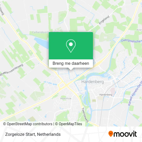 Zorgeloze Start kaart