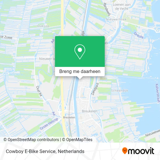 Cowboy E-Bike Service kaart