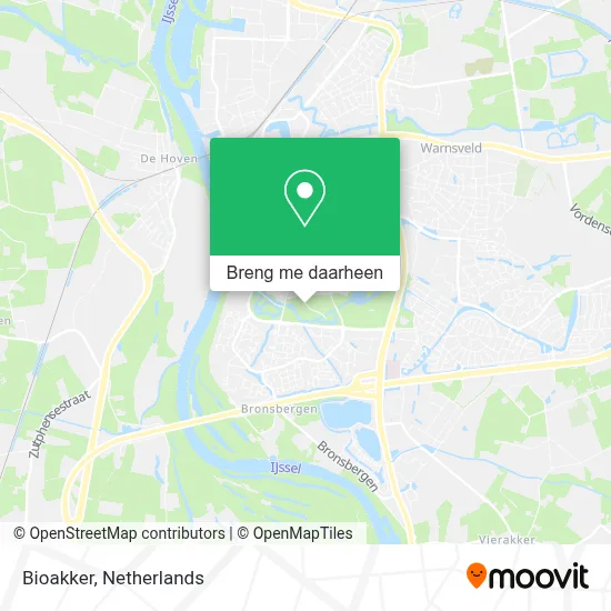 Bioakker kaart