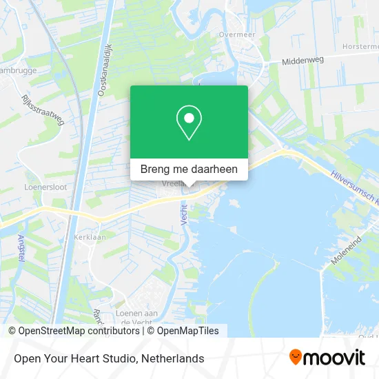 Open Your Heart Studio kaart