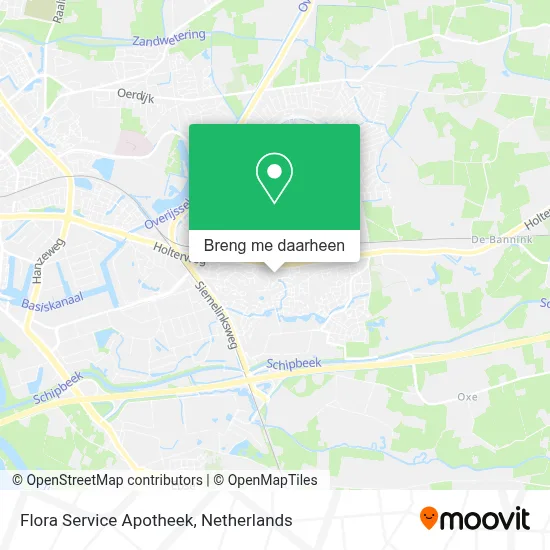 Flora Service Apotheek kaart