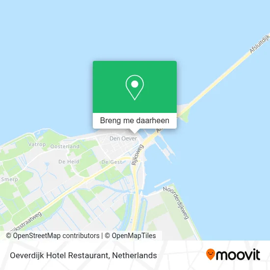 Oeverdijk Hotel Restaurant kaart