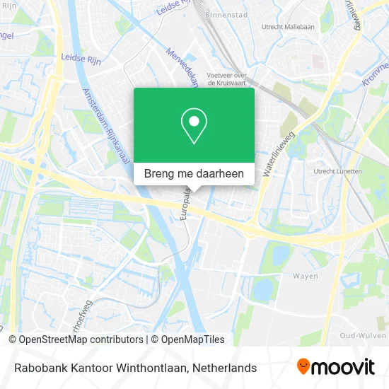Rabobank Kantoor Winthontlaan kaart