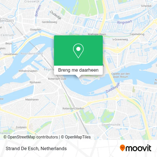 Strand De Esch kaart