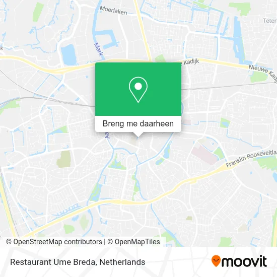 Restaurant Ume Breda kaart
