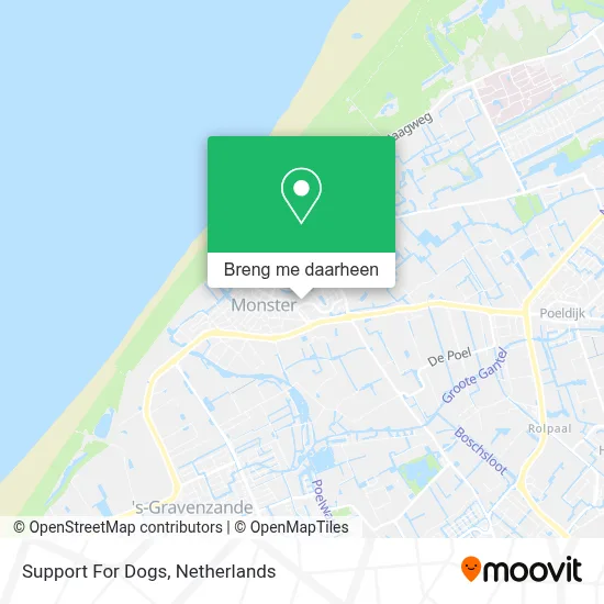 Support For Dogs kaart