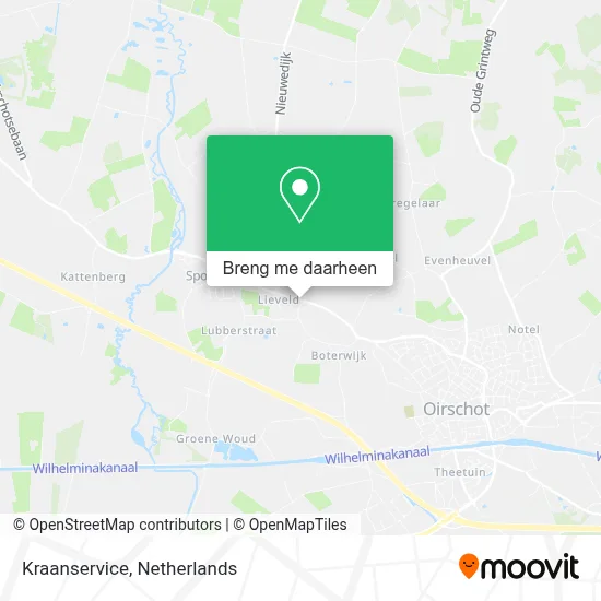 Kraanservice kaart