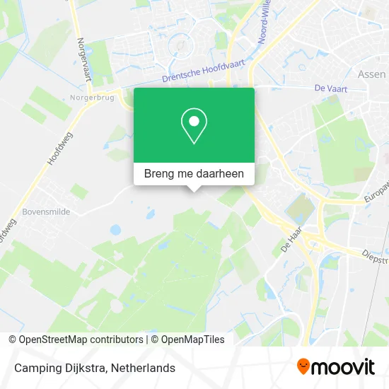 Camping Dijkstra kaart