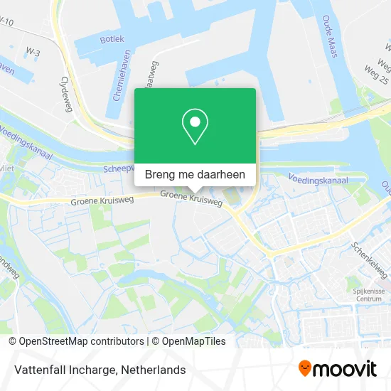 Vattenfall Incharge kaart