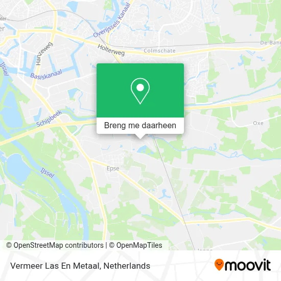 Vermeer Las En Metaal kaart