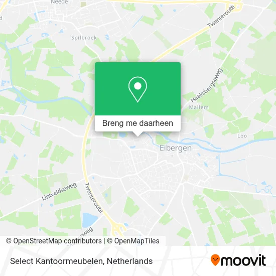 Select Kantoormeubelen kaart