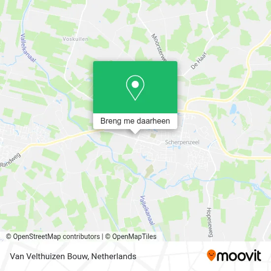 Van Velthuizen Bouw kaart