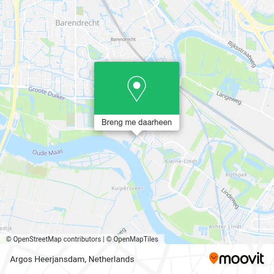 Argos Heerjansdam kaart