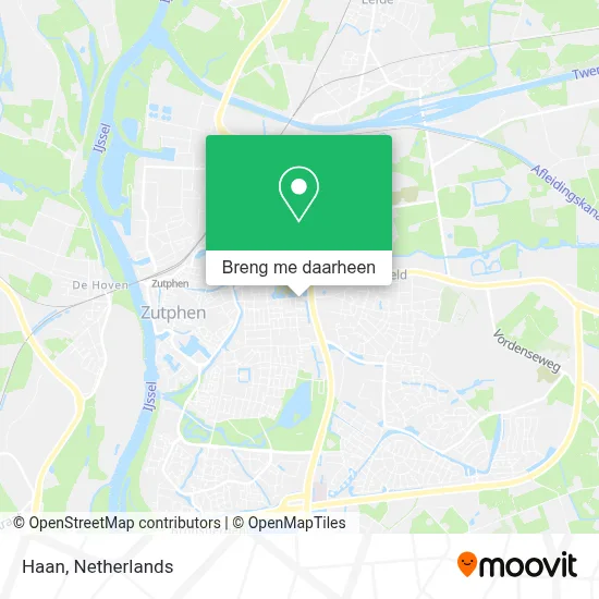 Haan kaart