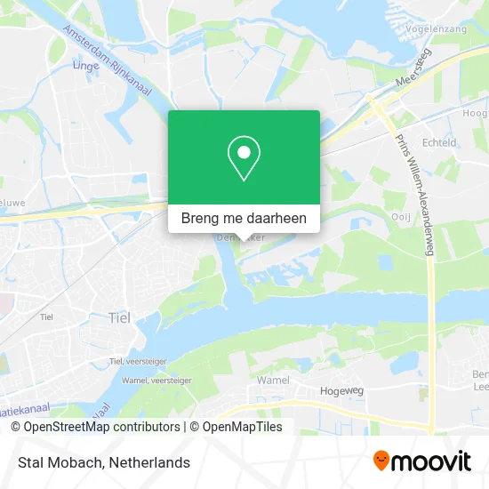 Stal Mobach kaart