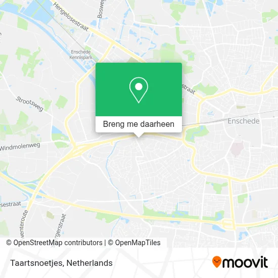 Taartsnoetjes kaart