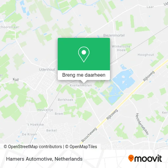 Hamers Automotive kaart