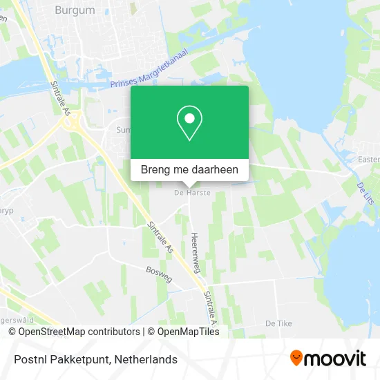 Postnl Pakketpunt kaart