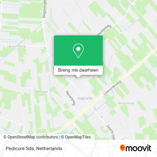 Pedicure Sds kaart