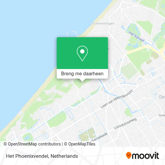 Het Phoenixvendel kaart