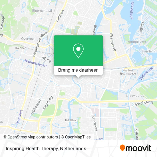 Inspiring Health Therapy kaart