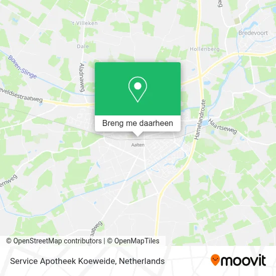 Service Apotheek Koeweide kaart