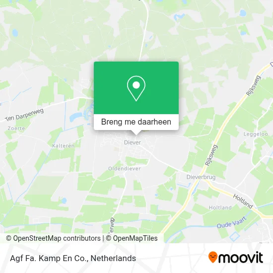 Agf Fa. Kamp En Co. kaart