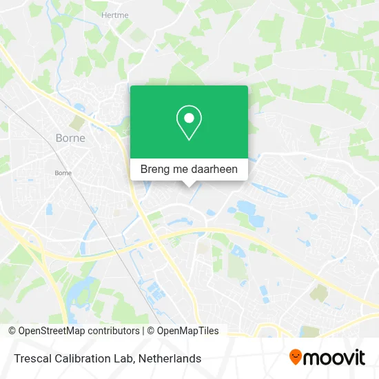 Trescal Calibration Lab kaart