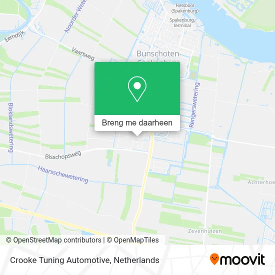 Crooke Tuning Automotive kaart