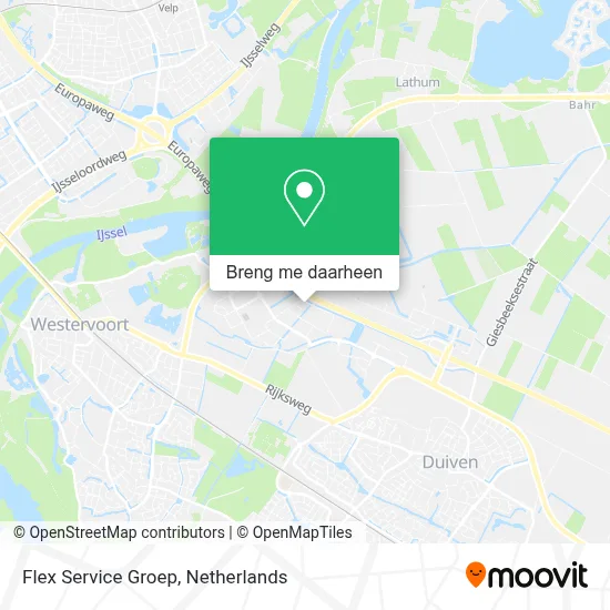 Flex Service Groep kaart