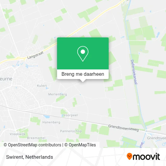 Swirent kaart