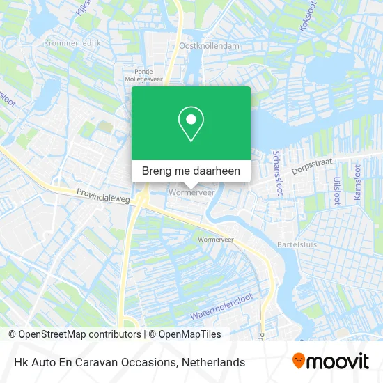 Hk Auto En Caravan Occasions kaart