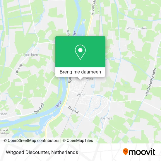 Witgoed Discounter kaart