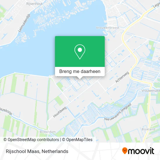 Rijschool Maas kaart