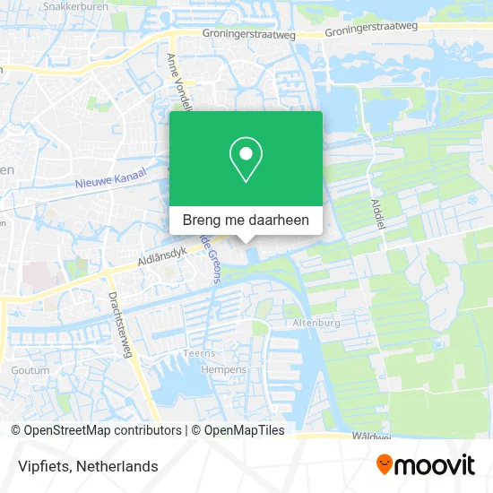 Vipfiets kaart