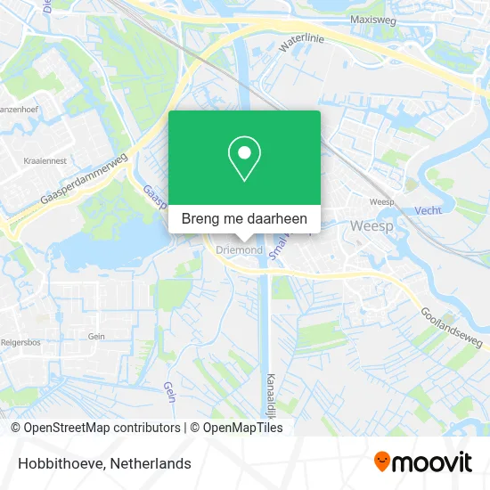 Hobbithoeve kaart
