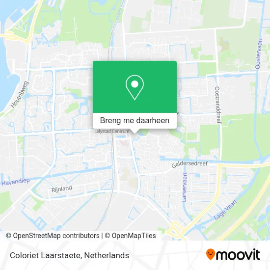 Coloriet Laarstaete kaart