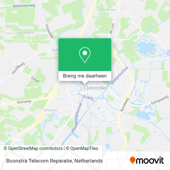 Boonstra Telecom Reparatie kaart