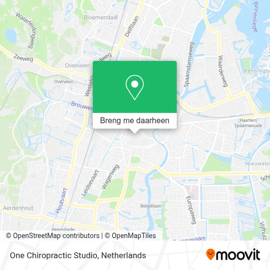 One Chiropractic Studio kaart