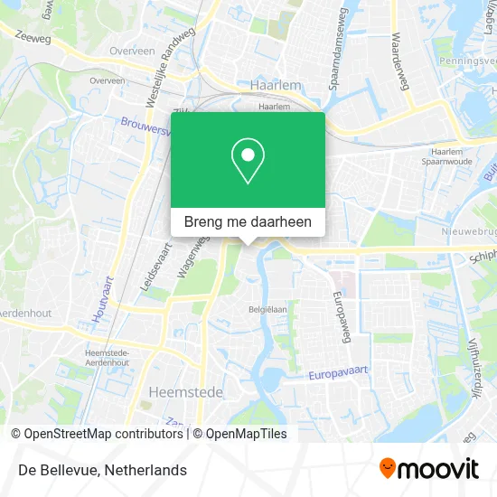 De Bellevue kaart