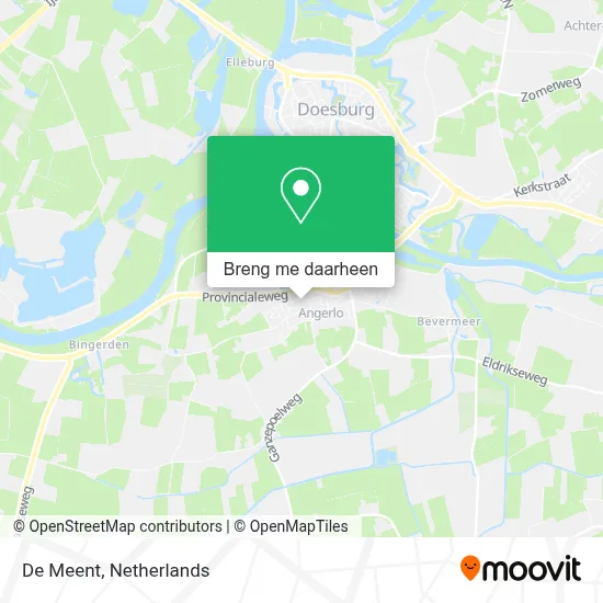 De Meent kaart