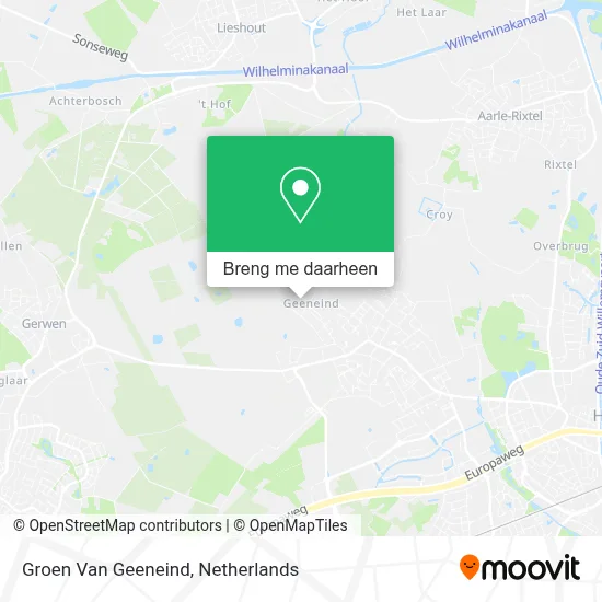 Groen Van Geeneind kaart