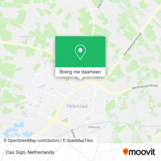 Cas Sign kaart