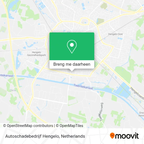 Autoschadebedrijf Hengelo kaart